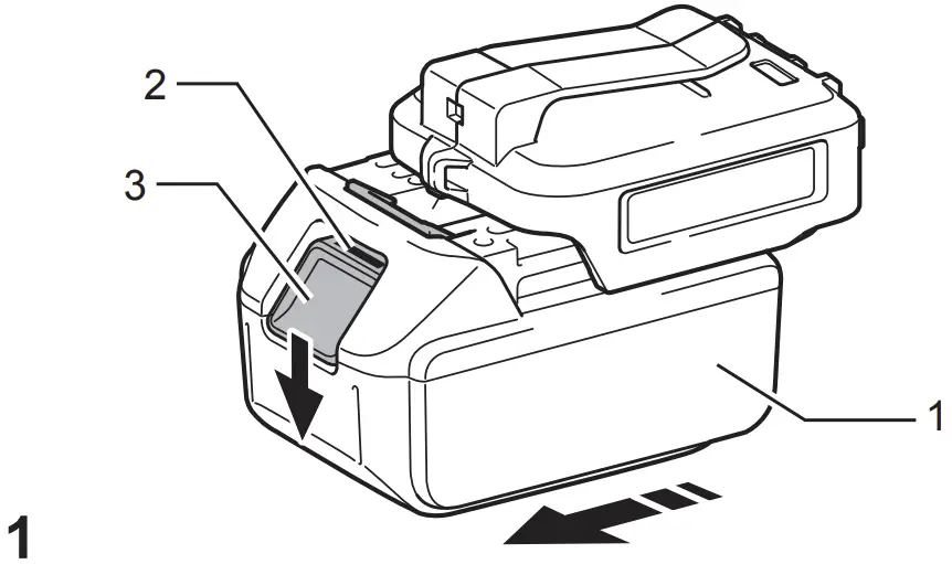 Installing and Removing Battery cartage