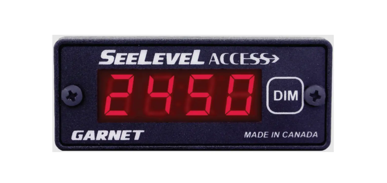 Garnet T-dp0301-b Seelevel Data Portal And Remote Display User Manual