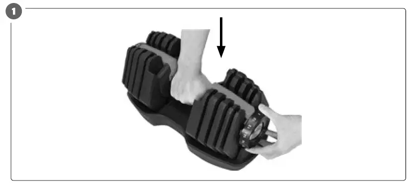 KAYOBA-022372-Adjustable-Dumbbell-Instruction-fig-1