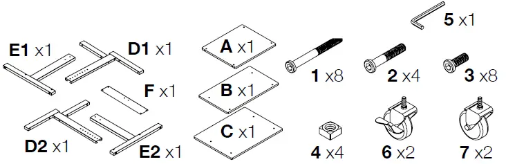 LUXOR-PS3945-Adjustable-Height-Present-fig-1