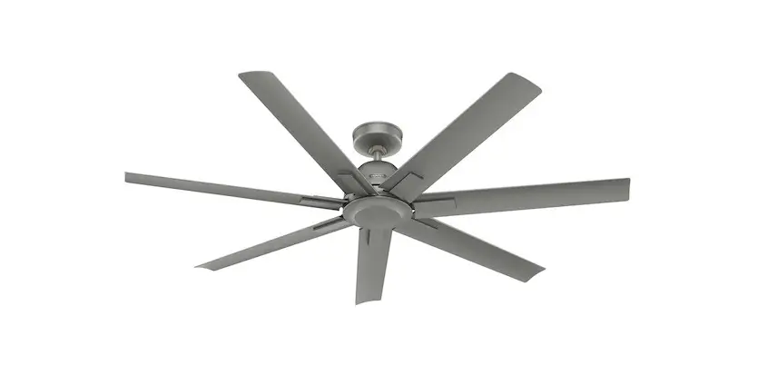 Hunter 51589 Downtown 60-in Matte Silver Indoor-outdoor Ceiling Fan Instruction Manual