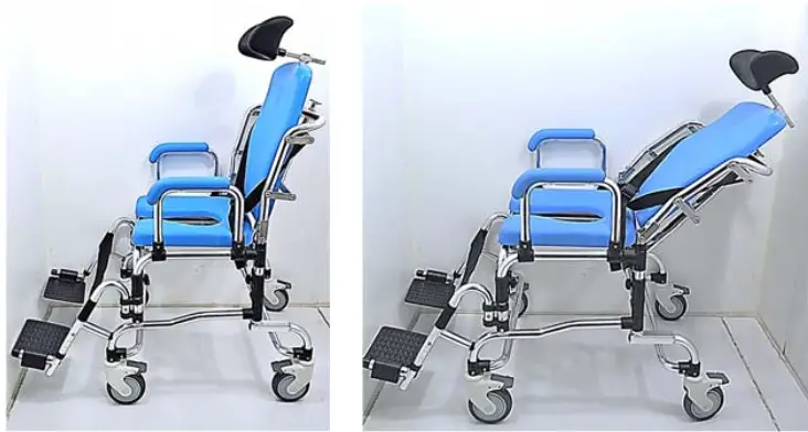 Platinum Health PHS1000 LAGUNA Reclining Shower and Toilet Chair -2