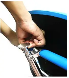 Platinum Health PHS1000 LAGUNA Reclining Shower and Toilet Chair -showering