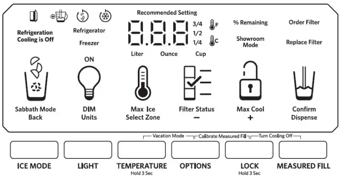 KitchenAid KRFF507HBS French Door Bottom Mount Freezer - Figure 1