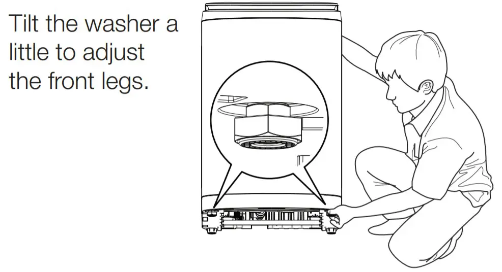 SIMPSON Washing Machine - LEVELLING2