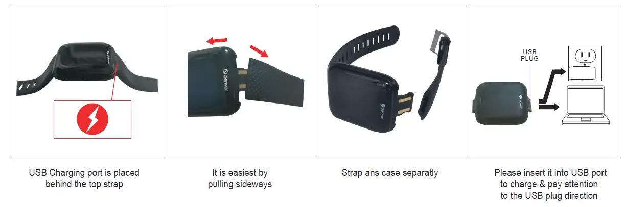 denver SW-154 Smart Bracelet Watch 1