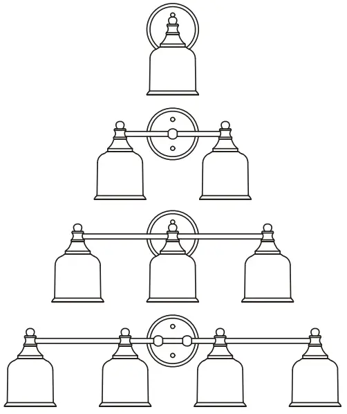 HESBY 953120 Series VANITY Light