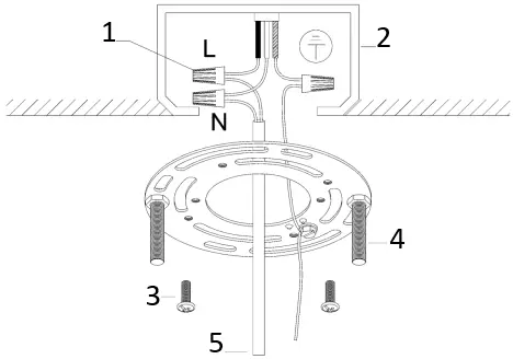 ExBrite LWSVL1307BX 24-in 3-Light Matte Black Industrial Vanity Light 01