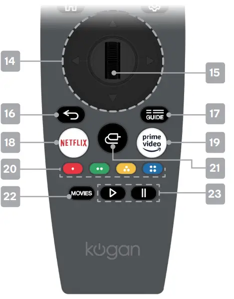 kogan KALED70UN8910SGA 8 Series 70 4K UHD HDR LED Smart TV -CONTROL