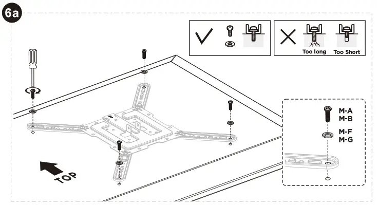 MULTIBRACKETS M VESA Flip Down Large Wall Mount - Product Overview 12