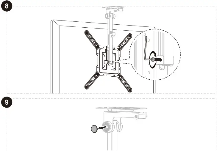 MULTIBRACKETS M VESA Flip Down Large Wall Mount - Product Overview 14