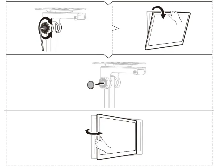 MULTIBRACKETS M VESA Flip Down Large Wall Mount - Product Overview 15