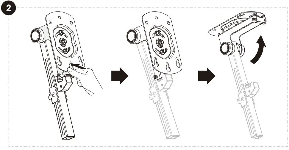 MULTIBRACKETS M VESA Flip Down Large Wall Mount - Product Overview 5
