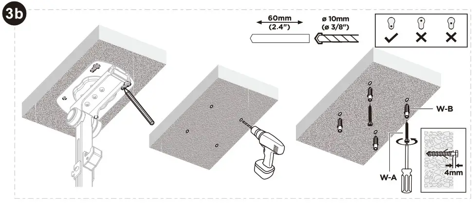 MULTIBRACKETS M VESA Flip Down Large Wall Mount - Product Overview 7