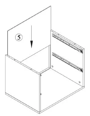 SHANGRI-LA SLNS2DREWA 2 Drawer Night Stand Edinburgh Collection-6