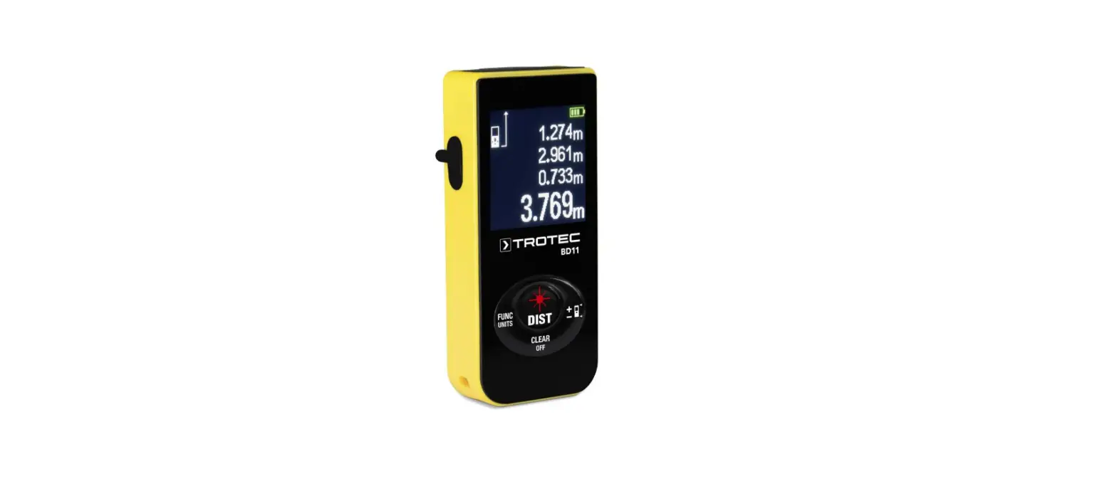 Trotec Bd11 Laser Distance Measuring Device Instruction Manual Trotec Bd11 Laser Distance Measuring Device Instruction Manual