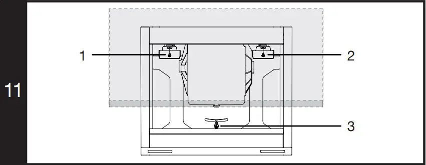 Hanging, aligning and fixing the hood