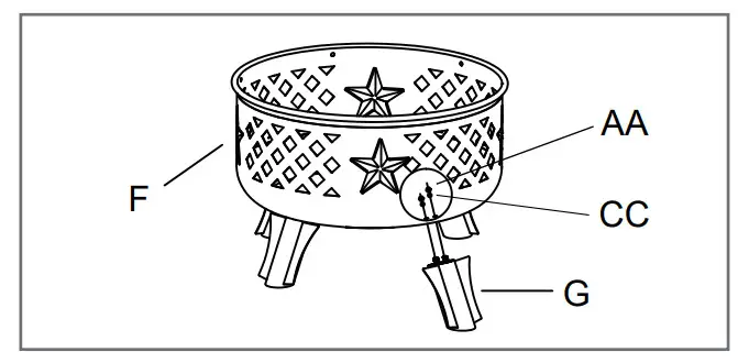 bond 52303 30 Inch Texas Fire Pit - CONTENTS 3