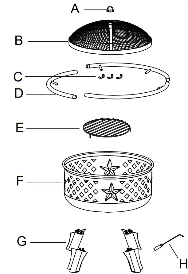 bond 52303 30 Inch Texas Fire Pit - Icon 1