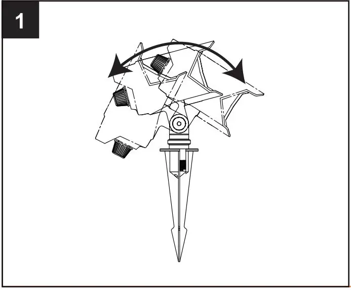 Harbor Breeze ZDL1148-LED27K8027 LED Flood Light - OPERATING INSTRUCTIONS
