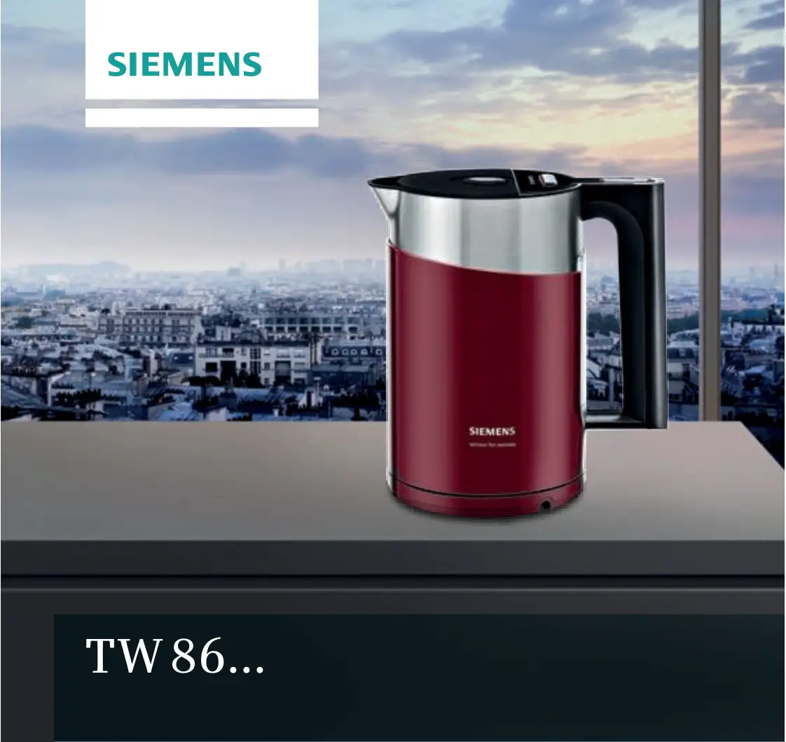 SIEMENS TW86105P Water Heater Instruction Manual