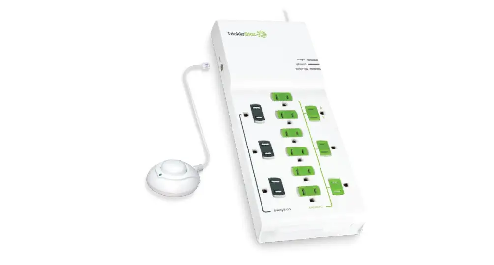 Tricklestar Ts1812tf Advanced Powerstrip With Timer Foot Switch User Manual