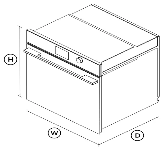 FISHER PAYKEL OB60SMPTDB1 60cm 16 Function Self Cleaning Oven - fig 1