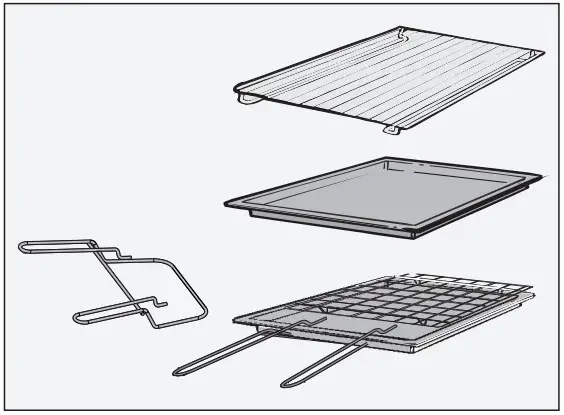 HOOVER 300 HOC3158IN Stainless steel Oven - Grill pan set