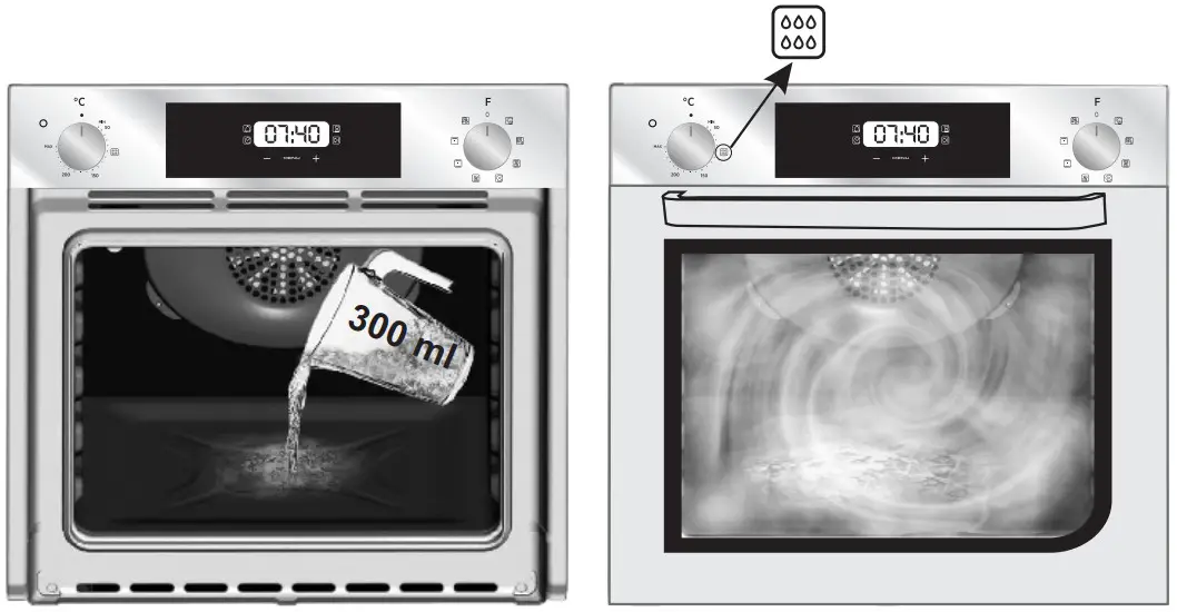 HOOVER 300 HOC3158IN Stainless steel Oven - drinkable water