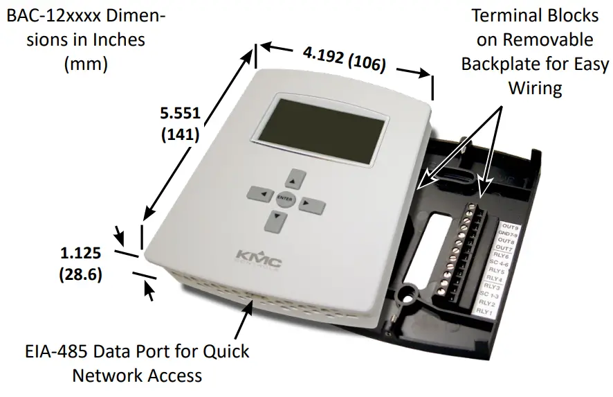 KMC CONTROLS BAC-12xxxx FlexStat Controllers Sensors - fig 19