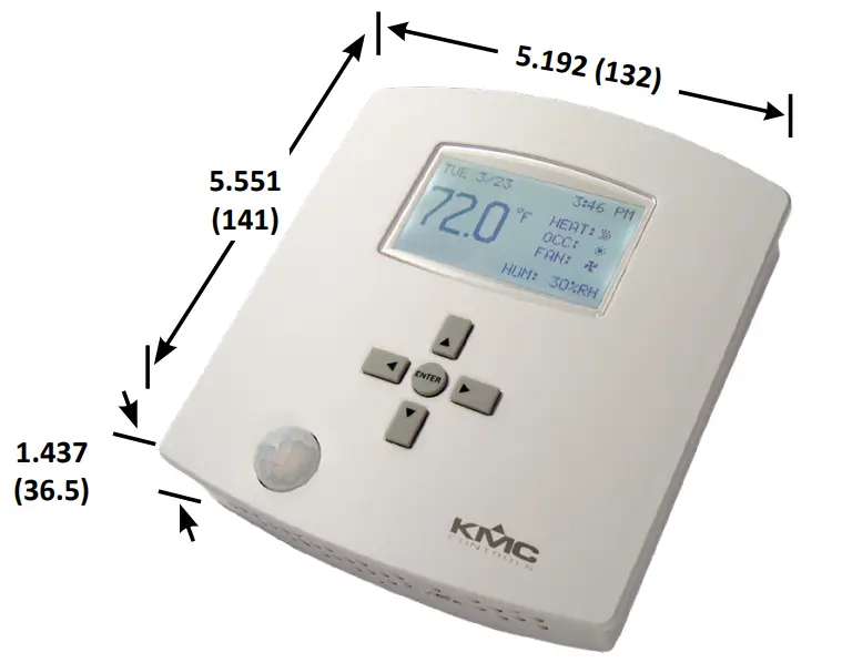 KMC CONTROLS BAC-12xxxx FlexStat Controllers Sensors - fig 2