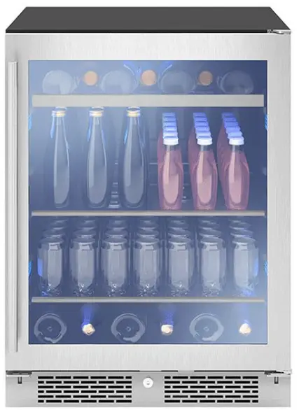 ZEPHYR-RB24C01AG-24-Inch-Stainless-Frame-Single-Zone-Beverage-Cooler-PRODUCT