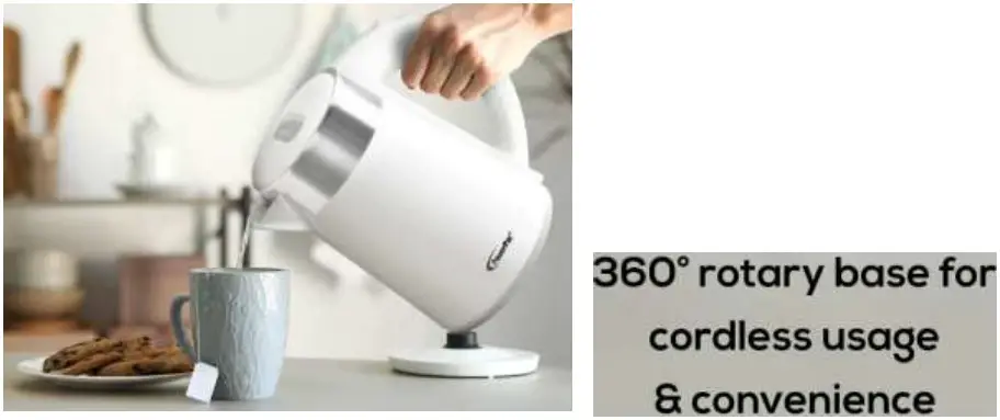 PowerPac PPJ2016 0 6L Kettle Jug - element