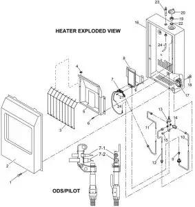 Heater Exploded View
