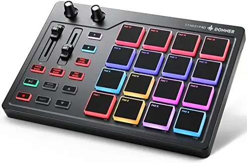 DONNER-Starrypad-MIDI-Pad-Beat-Maker-with-16-Beat-Pads-product