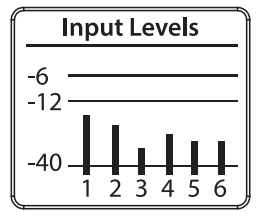 ELITE ACOUSTICS D6-8 MKII Acoustic Amplifier - Input Levels 1