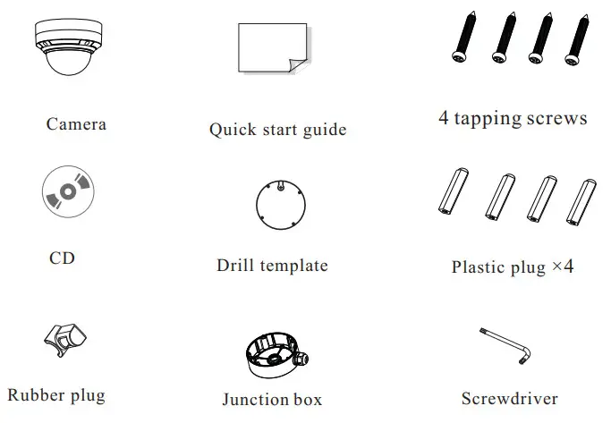 speco technology O4D6 4MP Outdoor Network Dome Camera - TOOLS