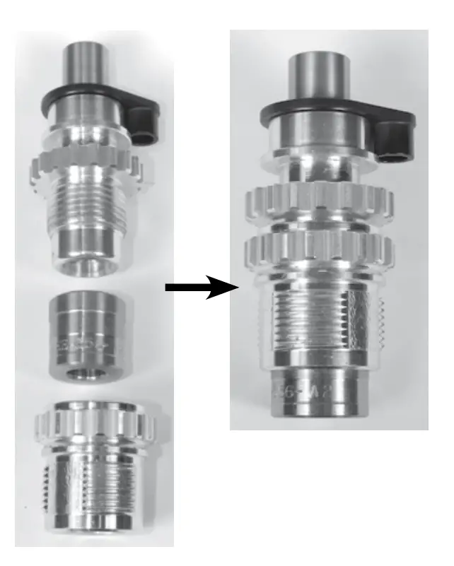 Combine Multitube Adapter and Breech Lock Insert