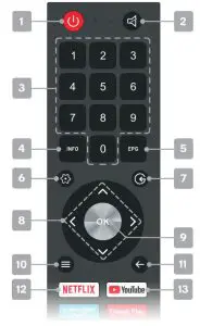 FIG 2 REMOTE CONTROL OVERVIEW