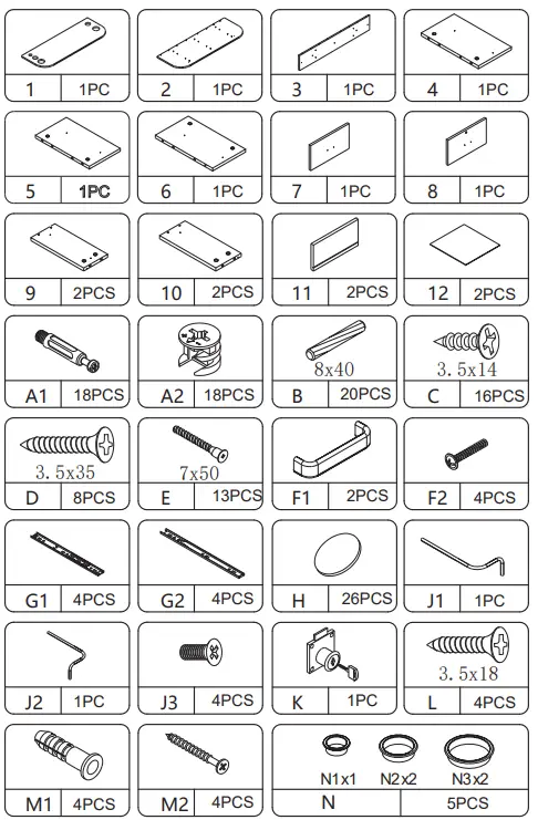 sandinrayli-MR11S0247-Modern-Wall-Mounted-Barber-Cabinet-FIG-3