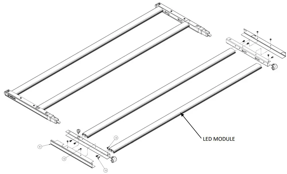 LED Module Exploded View