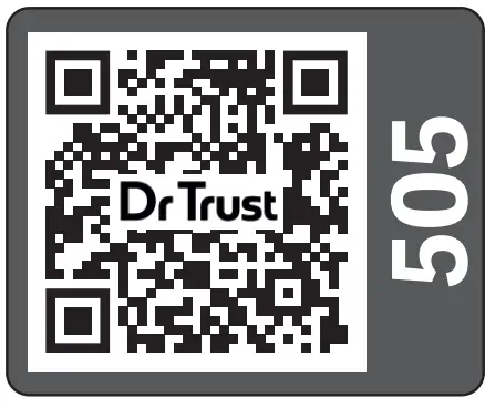 Dr Trust 505 Smart Body Fat Scale-qr