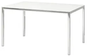 IKEA TORSBY Table Chrome Plated Glass