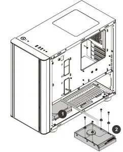 FIG 19 3.5” HDD Installation