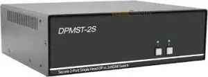 iPGARD DPMST-2S-P 2 Port Secure KVM MST with Dual 4K HDMI Out and CAC Support
