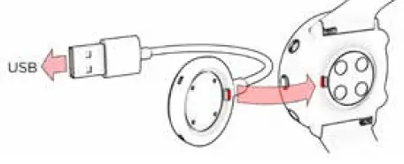 To wake up and charge your watch