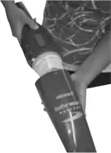 Emptying the dirt container Instructions