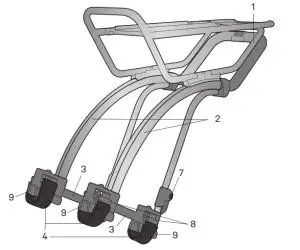TOPEAK TetraRack M2L Rear Mountain Bike Rack - FIG 1