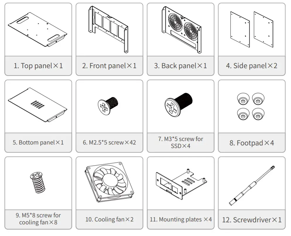 UCTRONICS U6184 Complete Enclosure for Raspberry Pi -figure 3