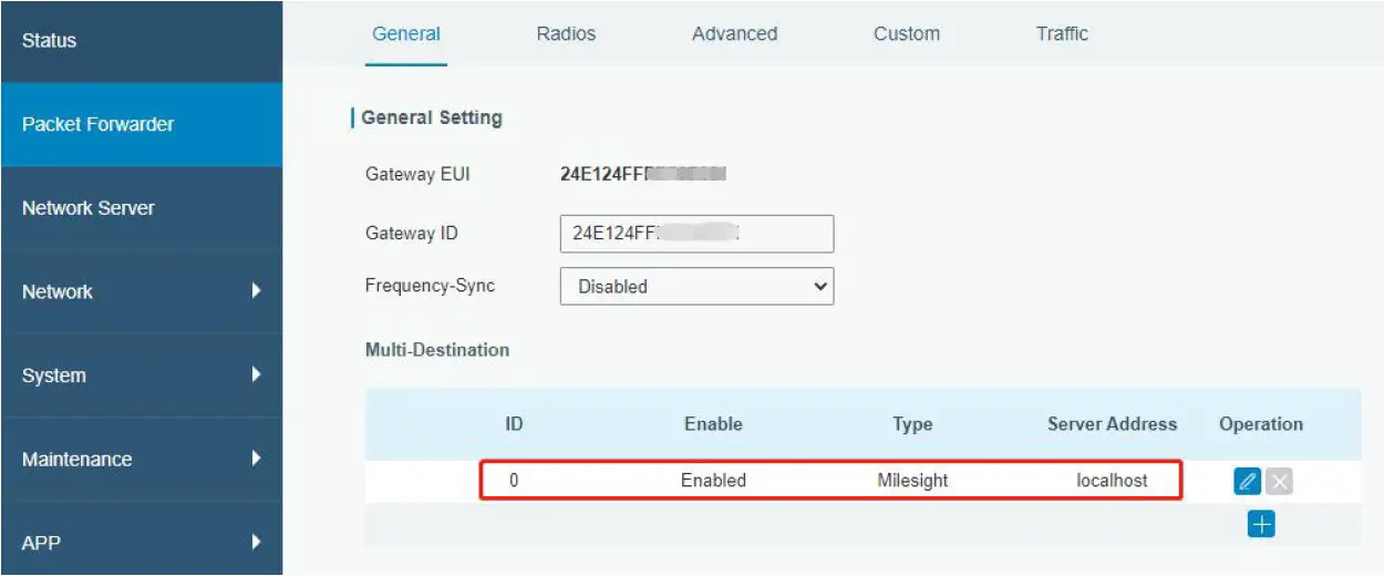 Add a Milesight Gateway 01